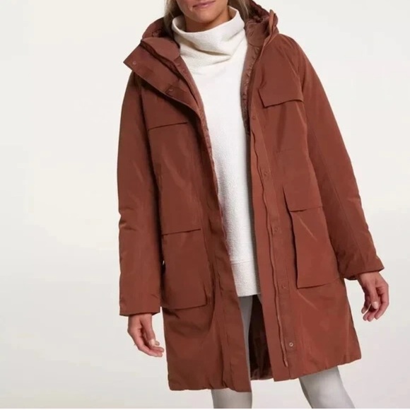 Calia Women's Waterproof Hooded Parka Jacket - Picture 1 of 13